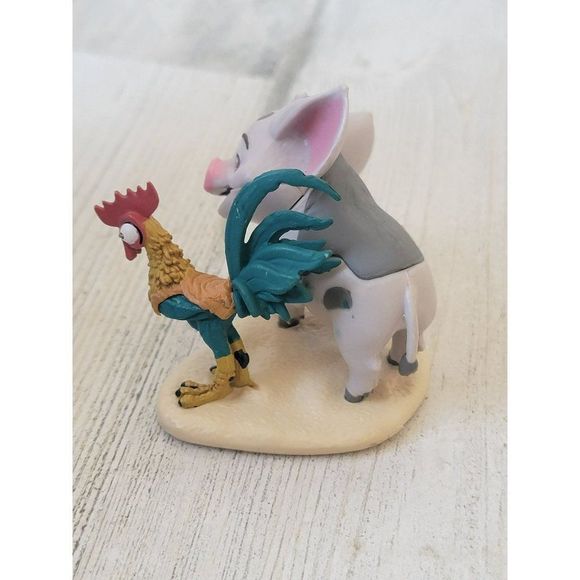 Hai Hai rooster Pua Pig Moana Disney Pixar toy figure - Picture 2 of 4